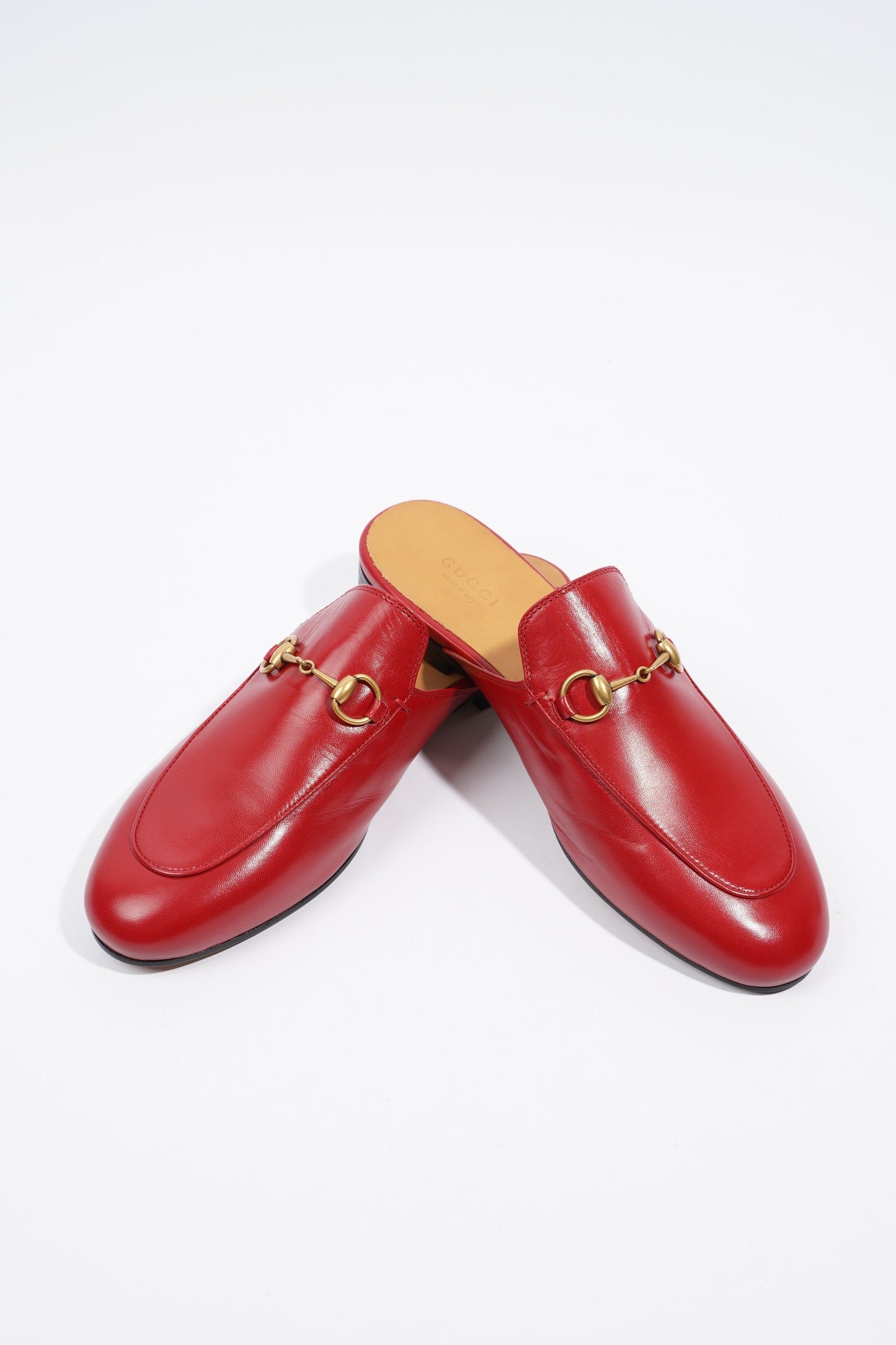 Gucci Princetown Red Leather EU 38 UK 5