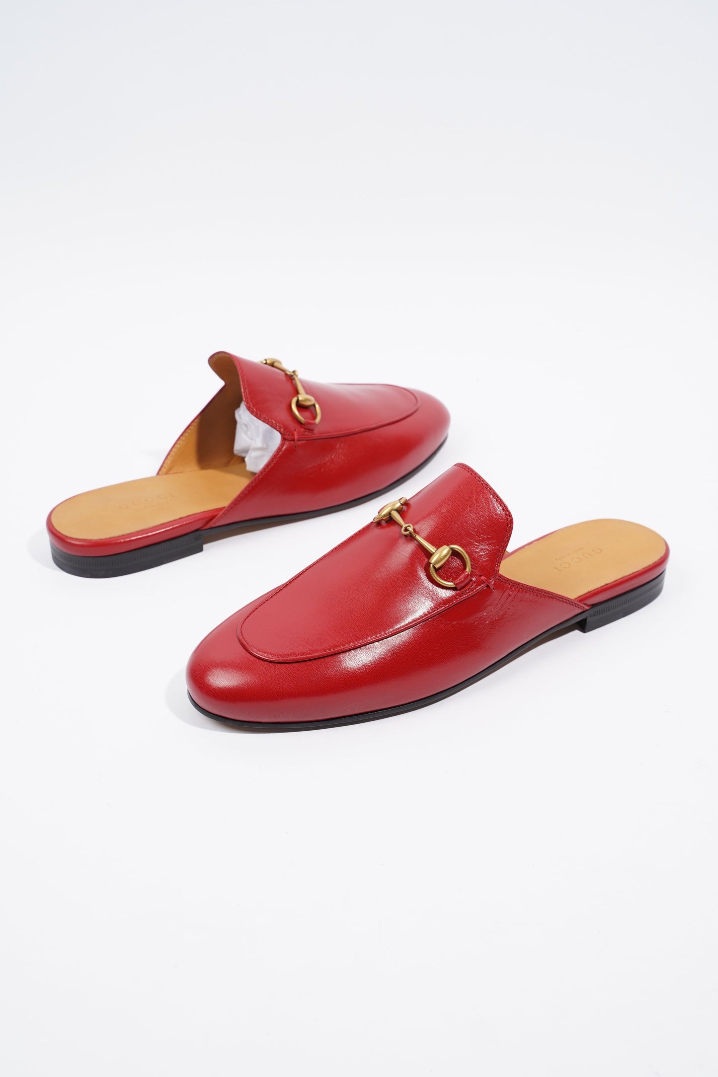 Gucci Princetown Red Leather EU 38 UK 5
