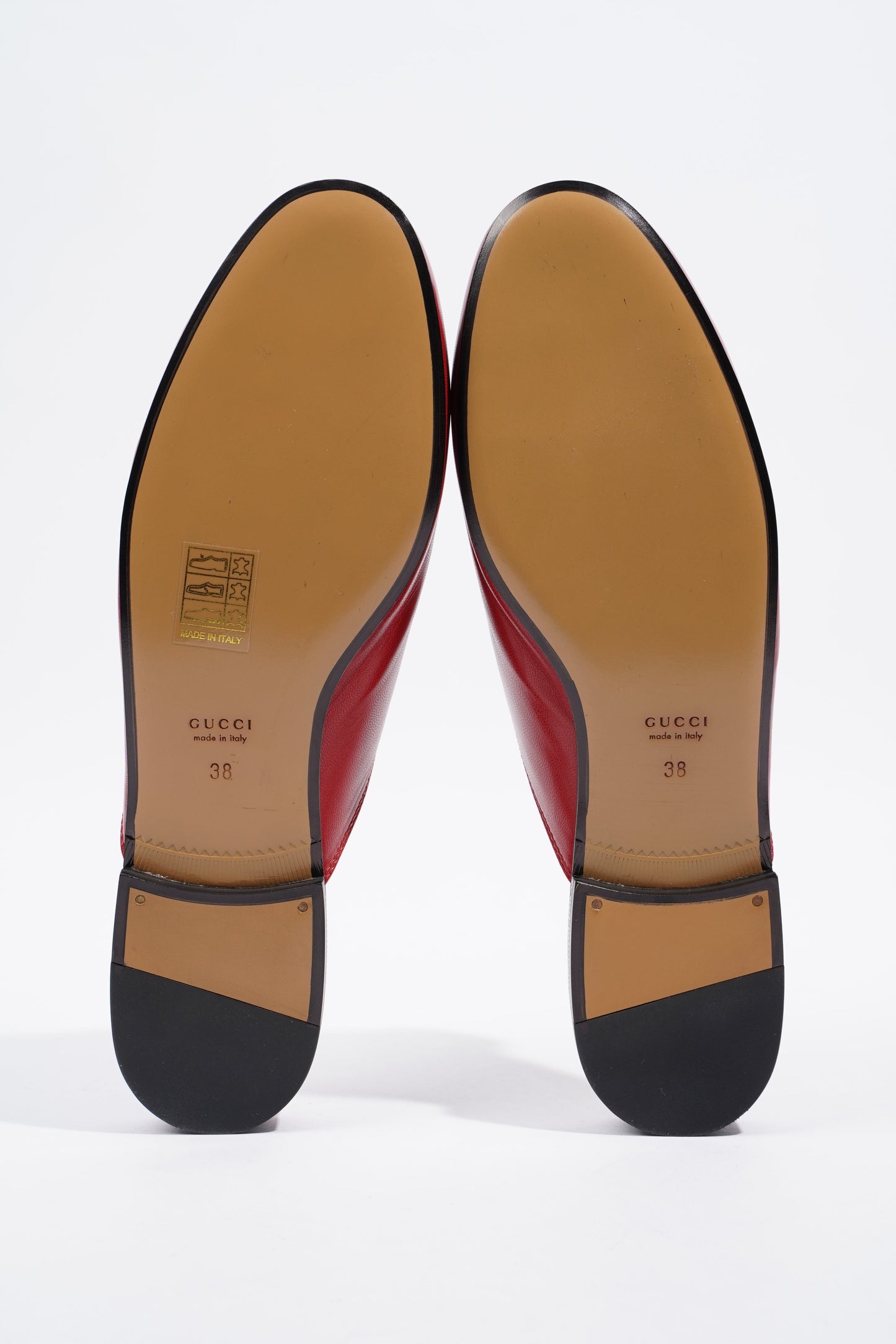 Gucci Princetown Red Leather EU 38 UK 5