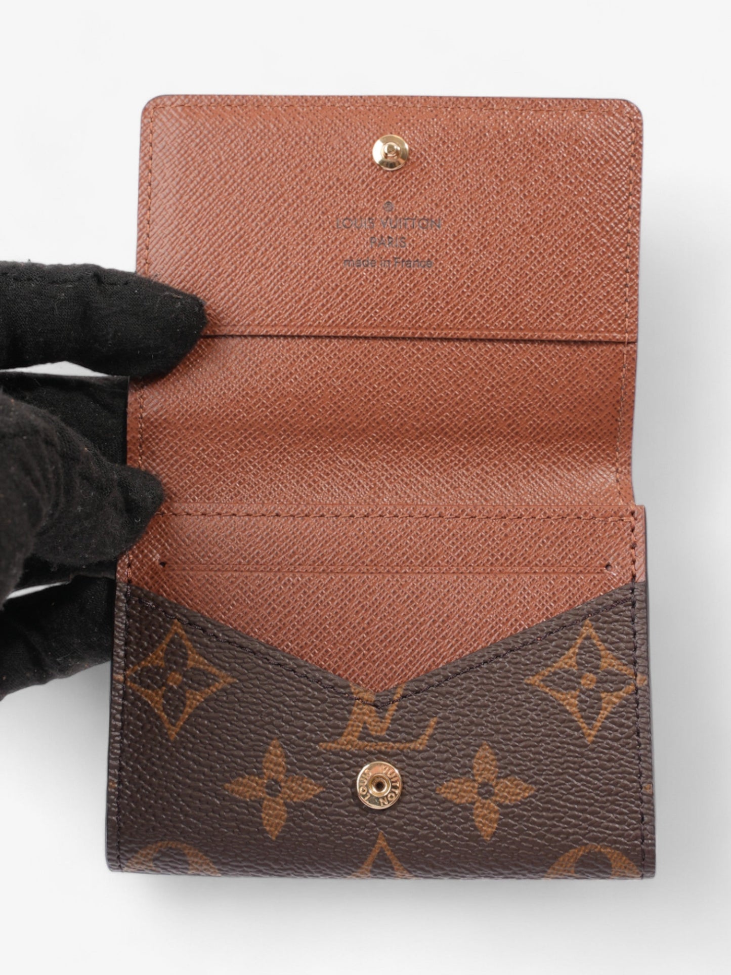 Louis Vuitton Enveloppe Carte De Visite Monogram Coated Canvas