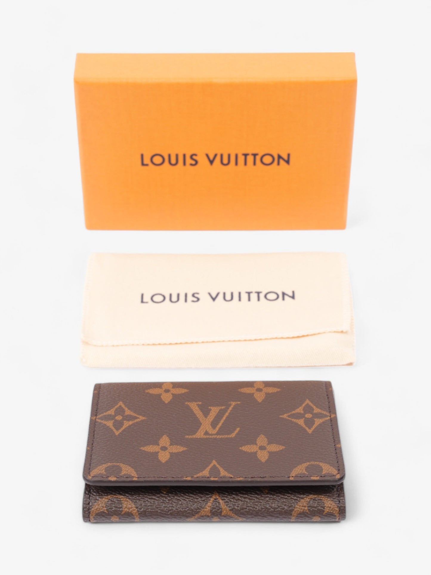 Louis Vuitton Enveloppe Carte De Visite Monogram Coated Canvas