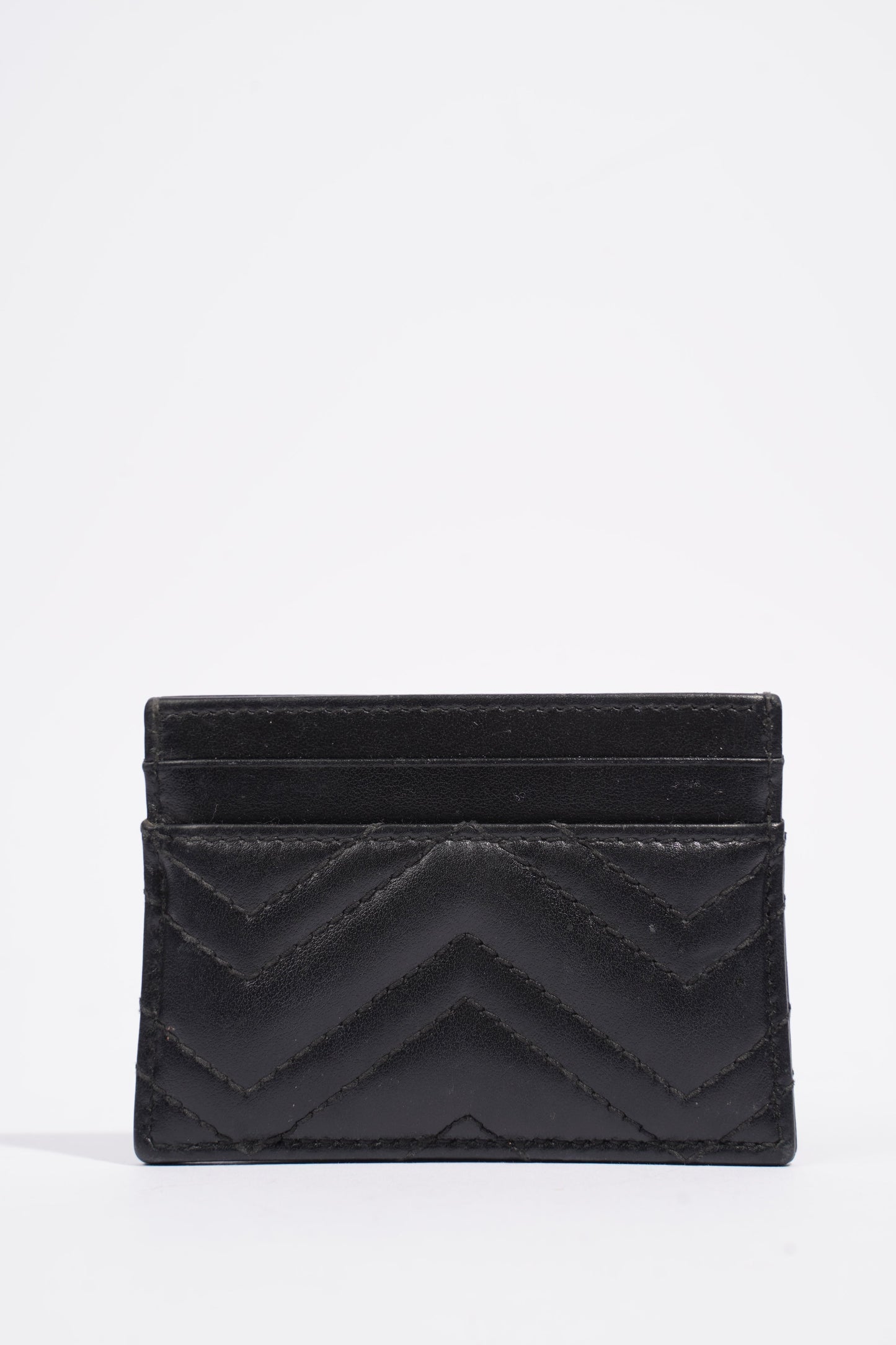 Gucci GG Marmont Card Holder Black Leather