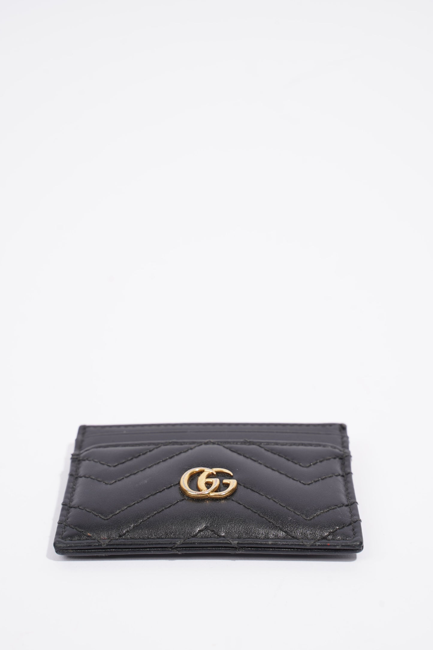Gucci GG Marmont Card Holder Black Leather