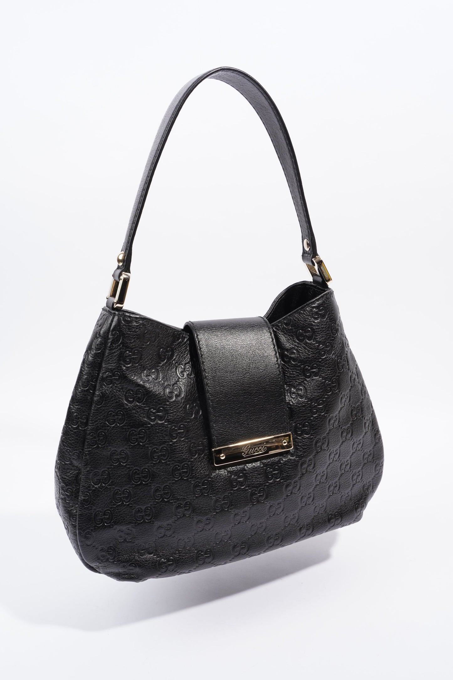 Gucci Guccissima Black Leather