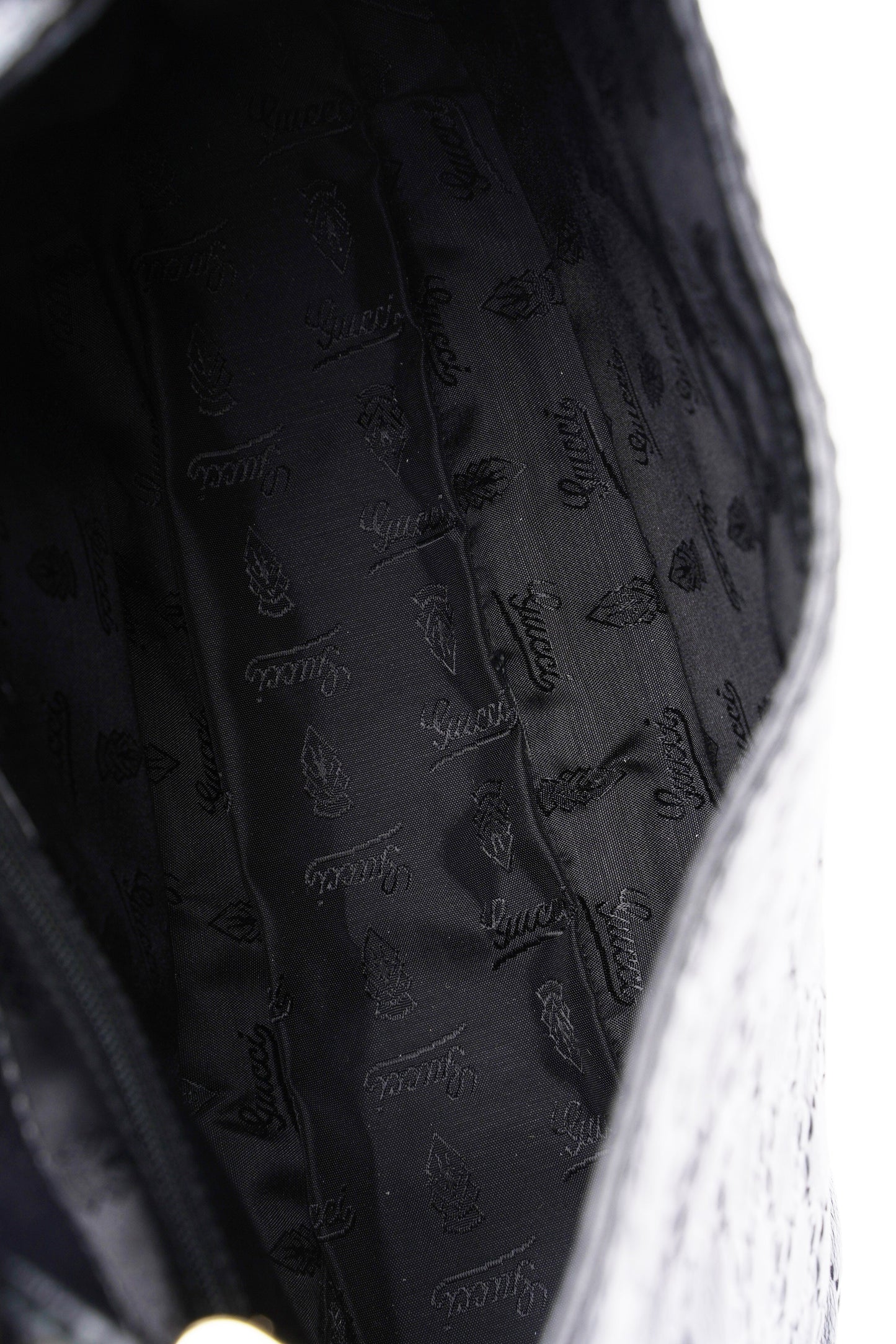 Gucci Guccissima Black Leather
