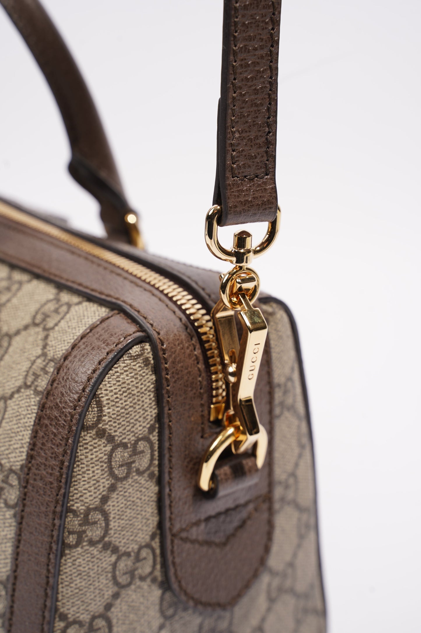 Gucci GG Ophidia Duffle Supreme / Green / Red Coated Canvas