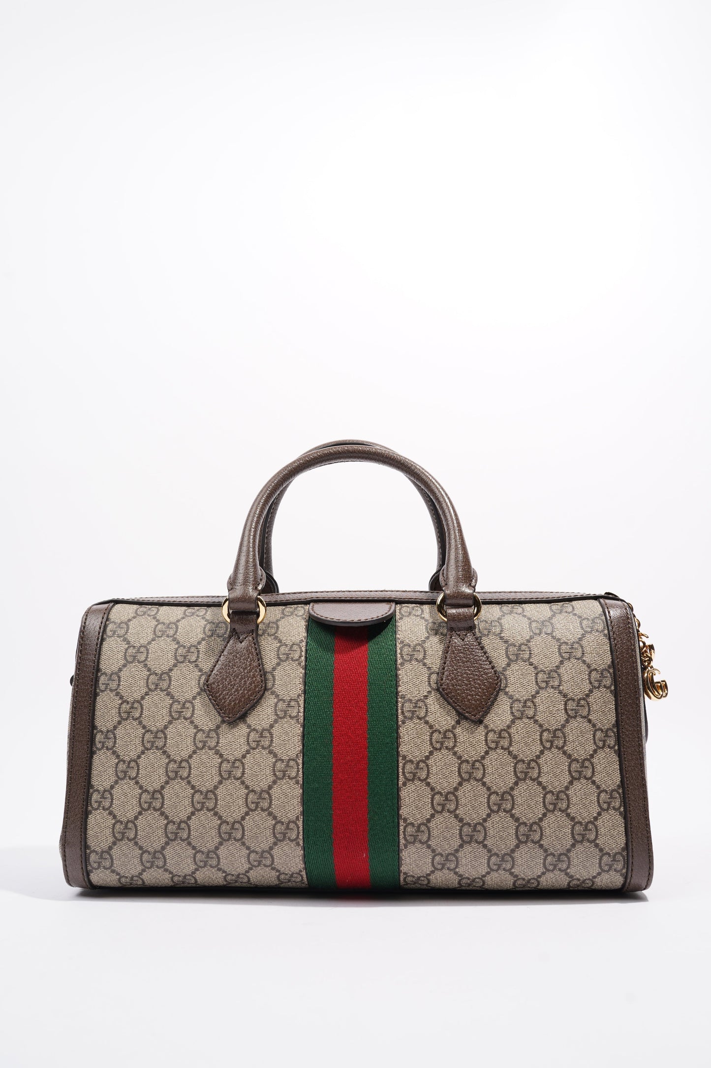 Gucci GG Ophidia Duffle Supreme / Green / Red Coated Canvas