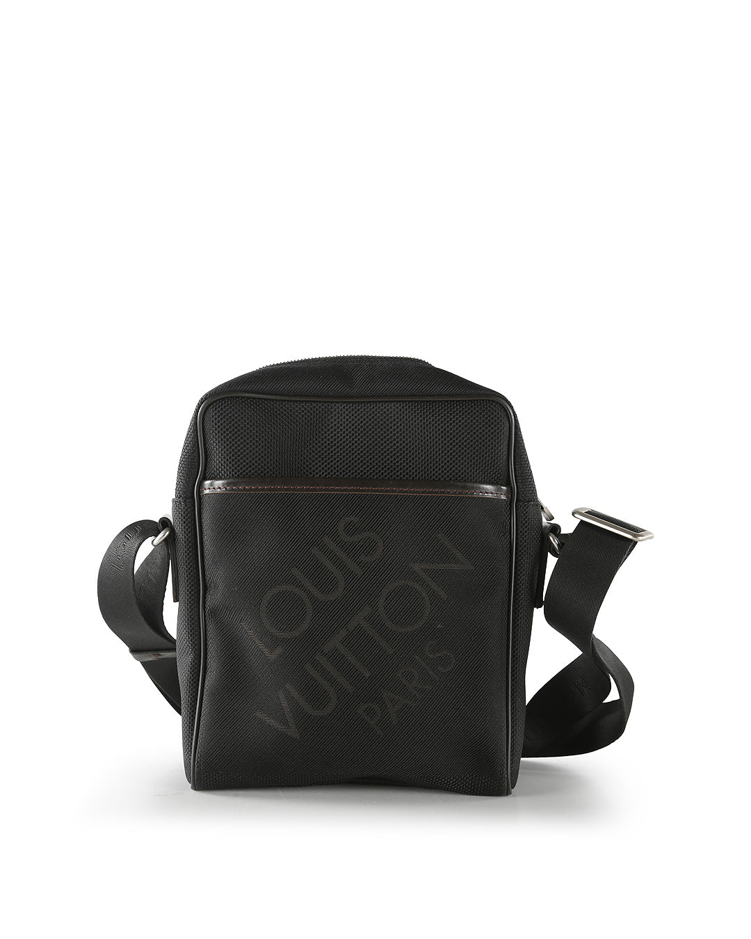 LOUIS VUITTON Black Damier Geant Canvas Citadin Messenger Bag