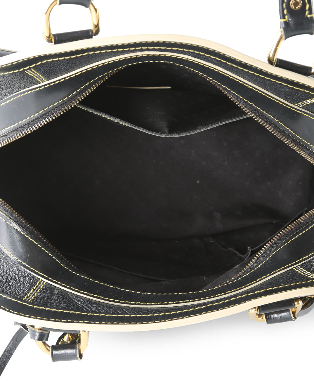 LOUIS VUITTON Black Suhali Leather Le Radieux Shoulder Bag