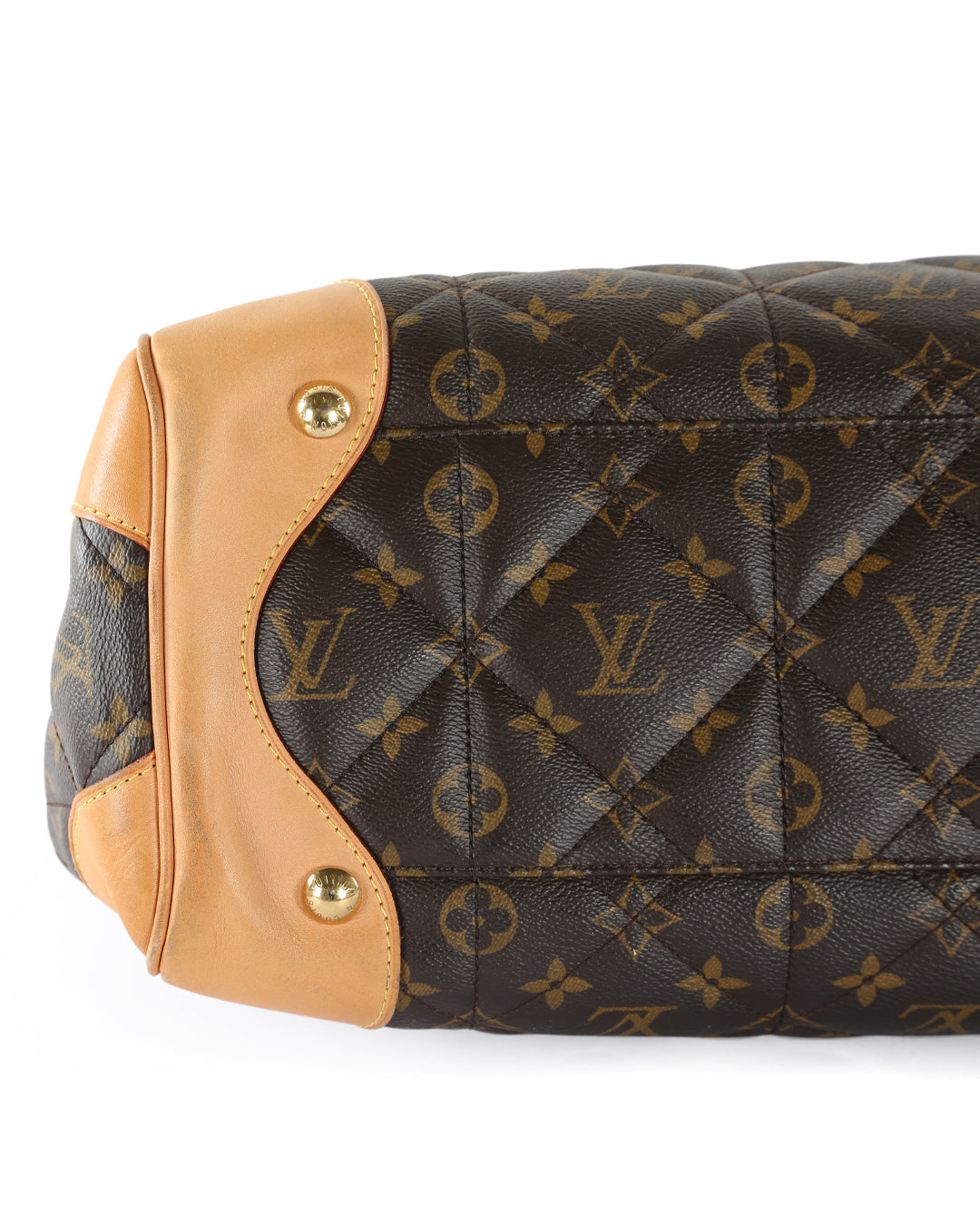 LOUIS VUITTON Brown/Beige Monogram Quilted Coated Canvas & Leather Etoile Shopper Bag
