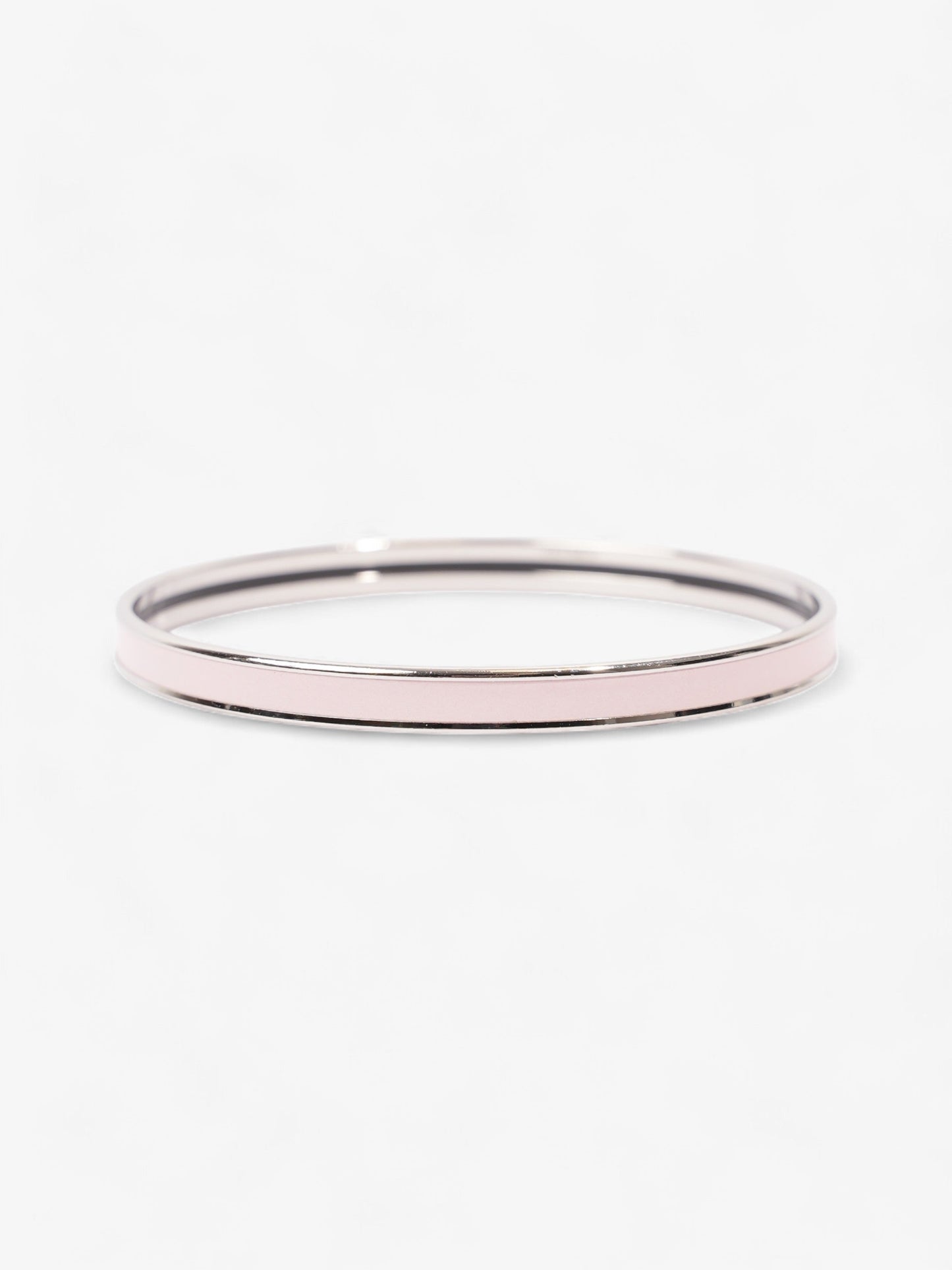 Hermes Uni Bangle Rose Candeur Palladium 65 (Small)