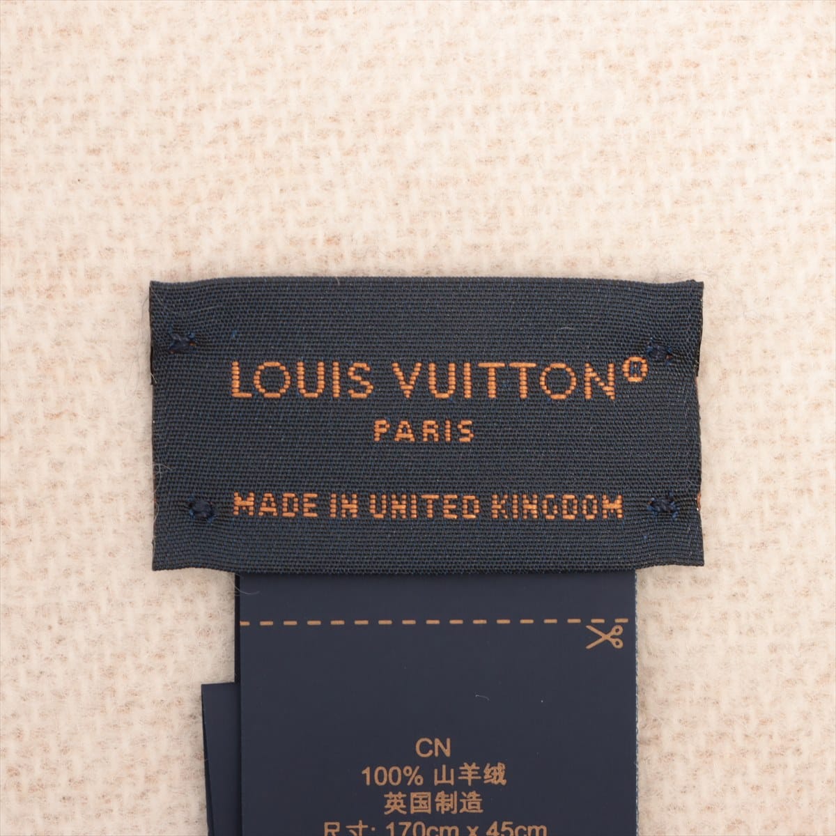 ITEM 16 - Louis Vuitton Reykjavik Cashmere Scarf Beige