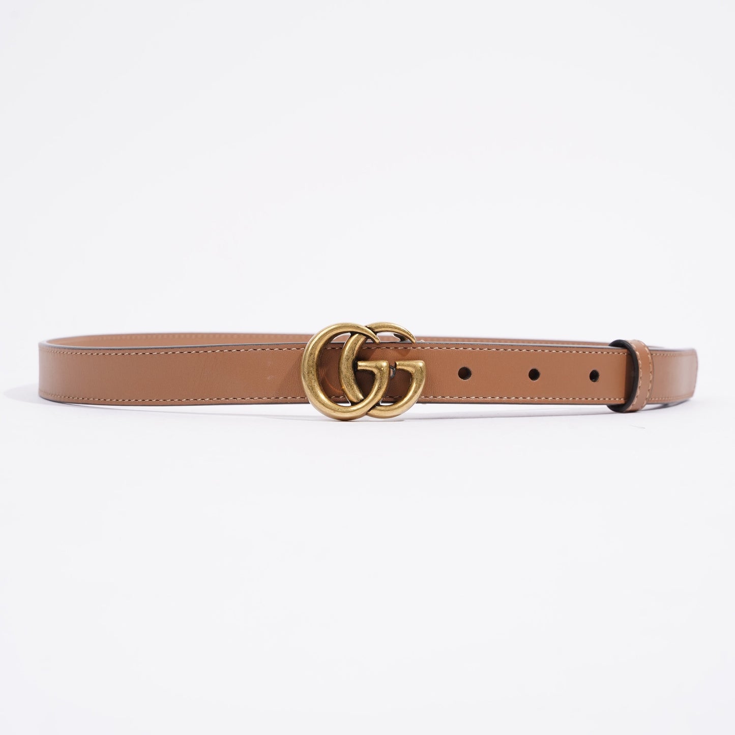 Gucci Marmont Belt Tan Leather 75cm 30"