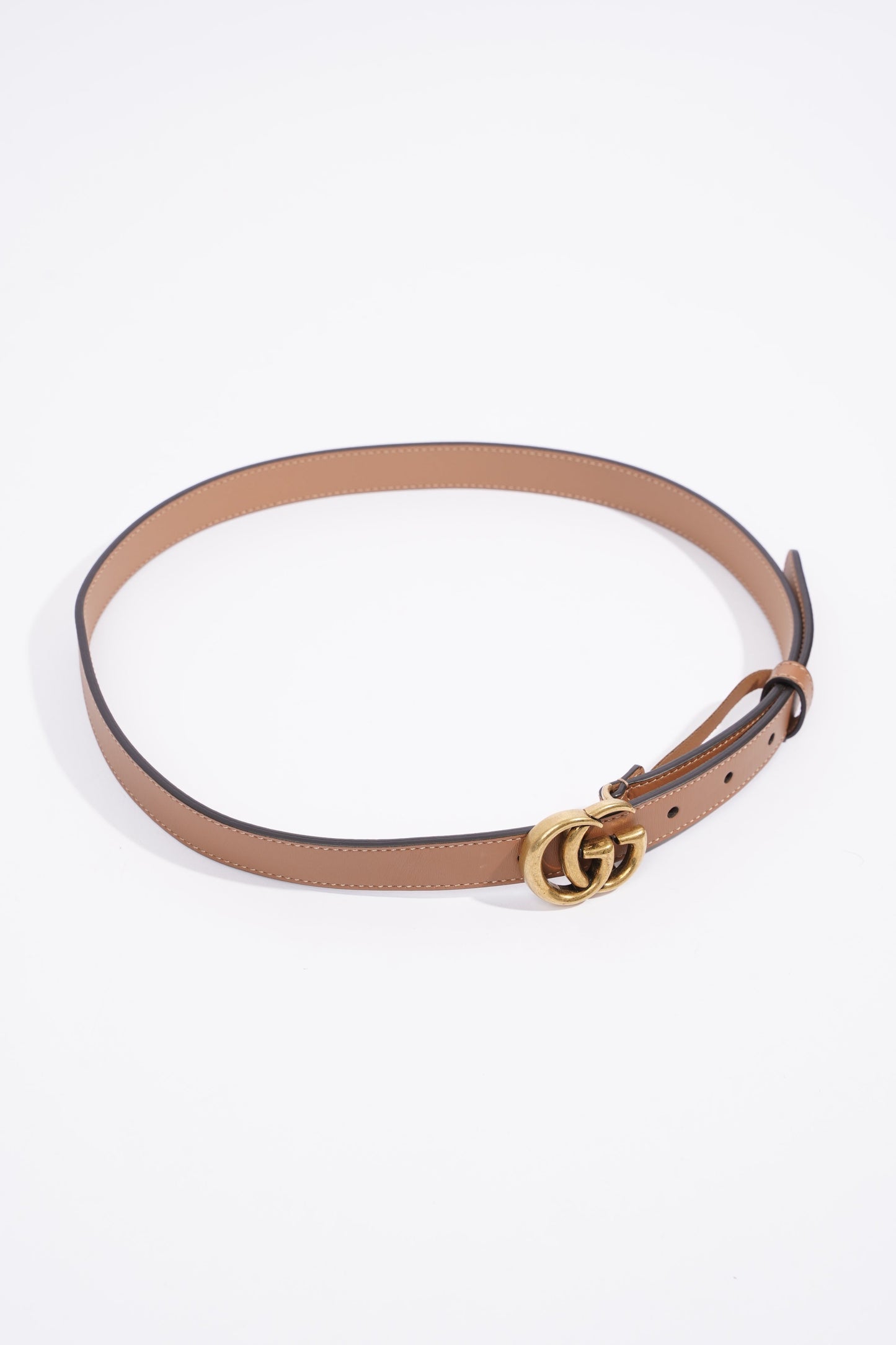 Gucci Marmont Belt Tan Leather 75cm 30"