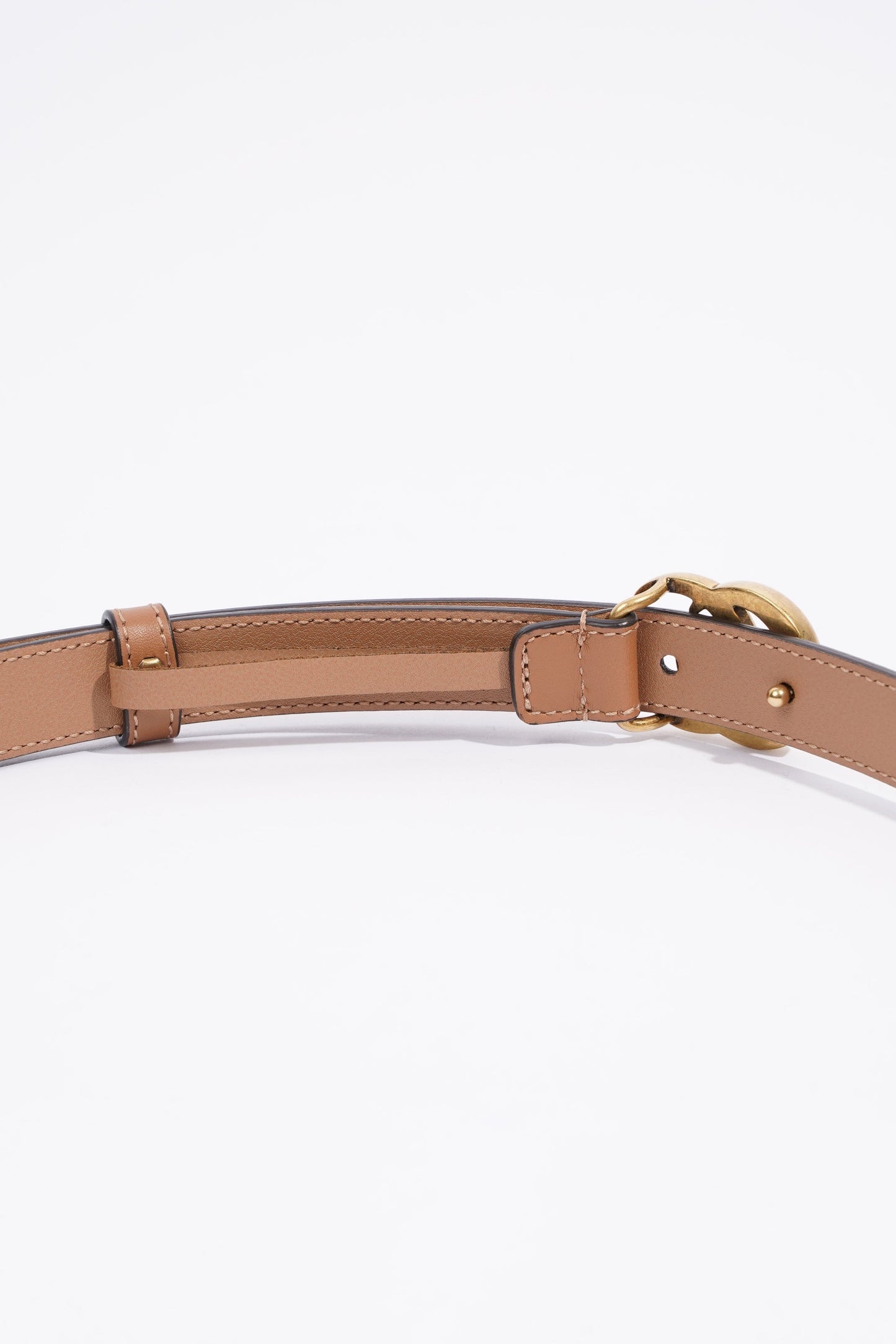 Gucci Marmont Belt Tan Leather 75cm 30"