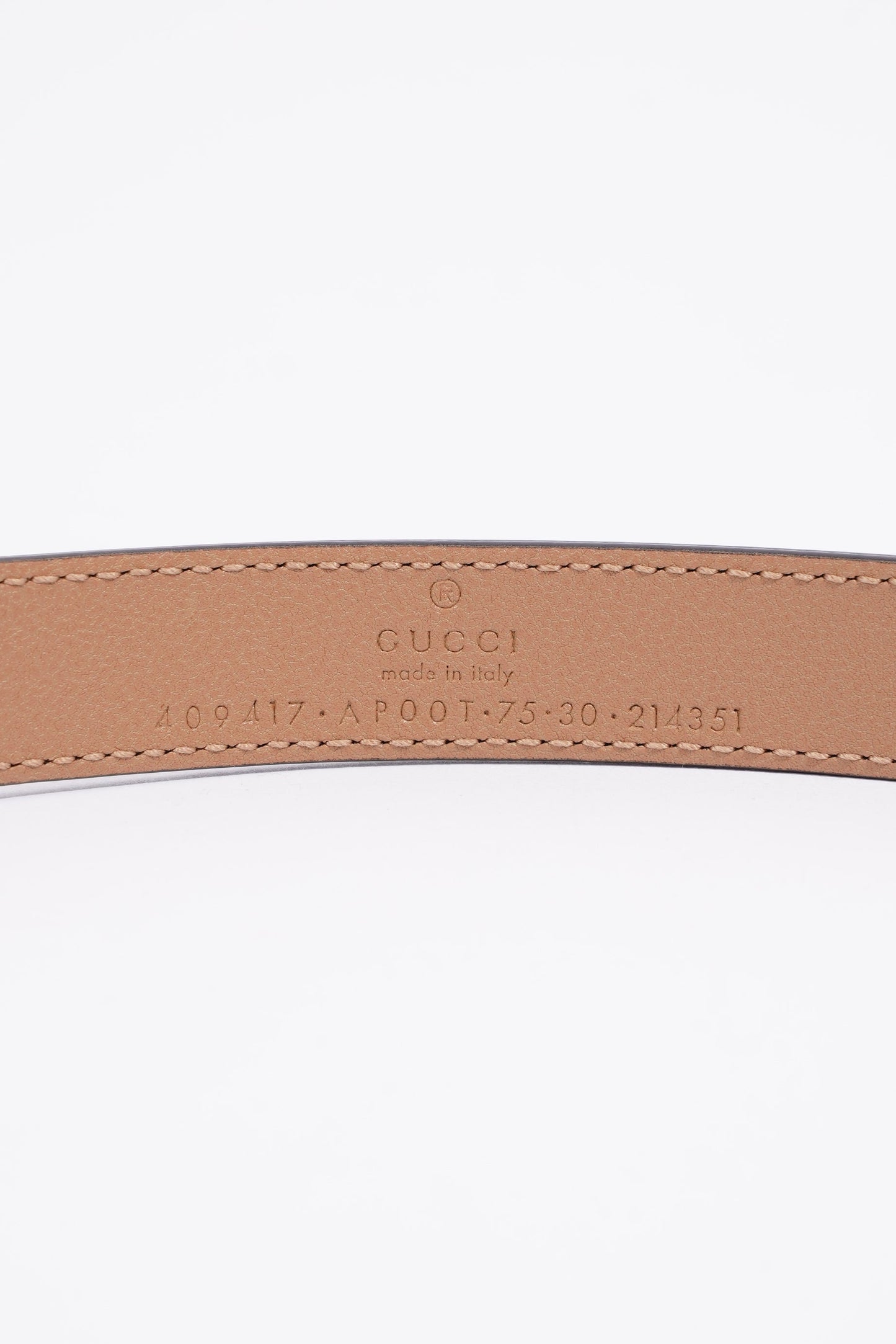 Gucci Marmont Belt Tan Leather 75cm 30"