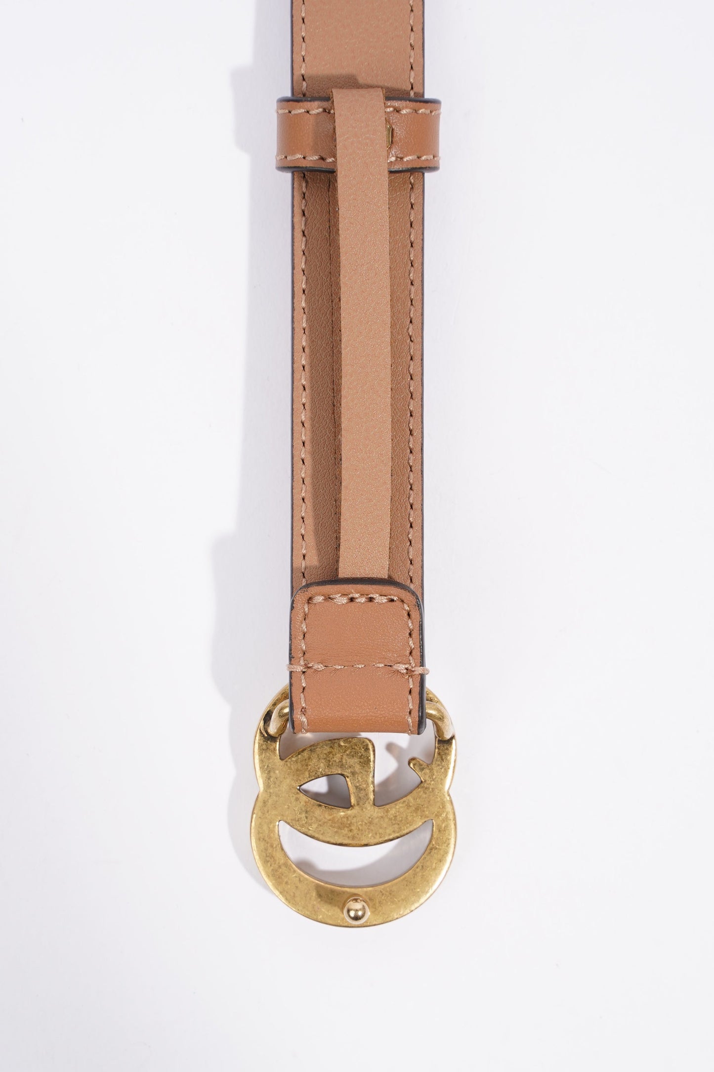 Gucci Marmont Belt Tan Leather 75cm 30"