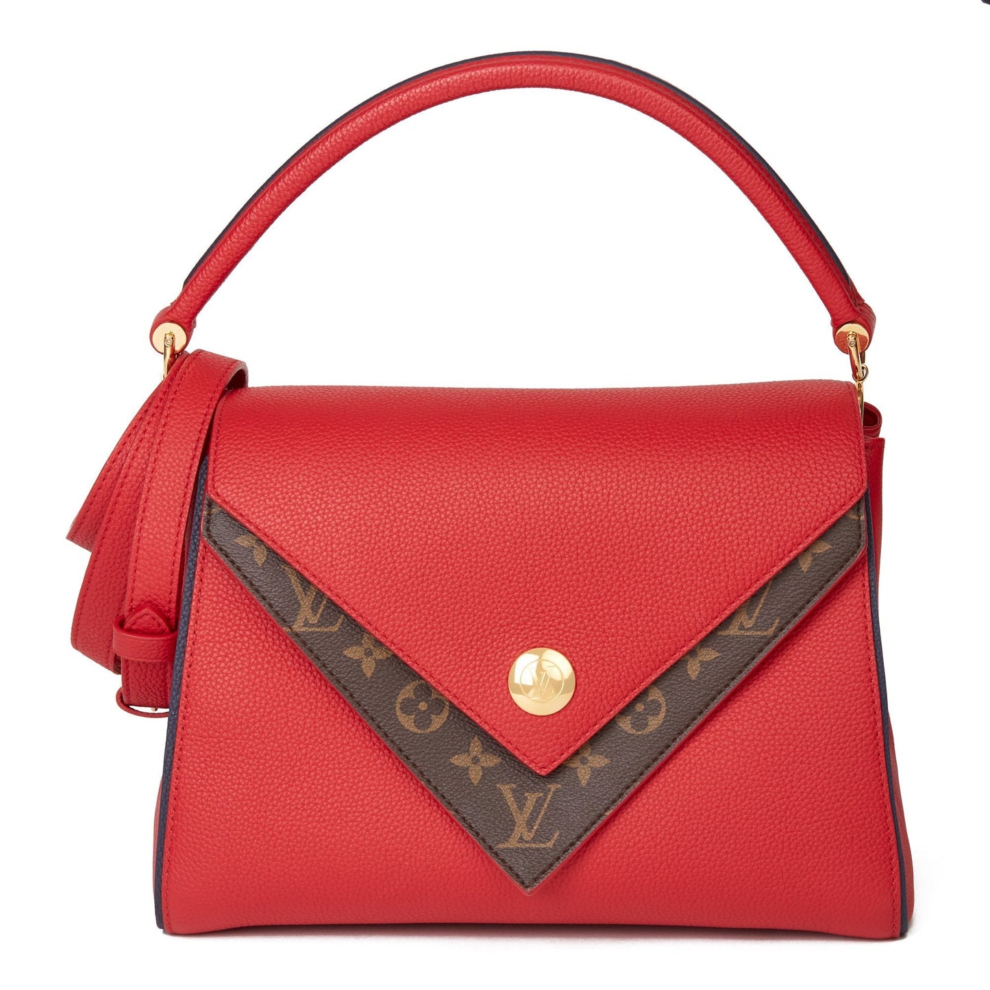 Louis Vuitton Double V Handbag Rubis