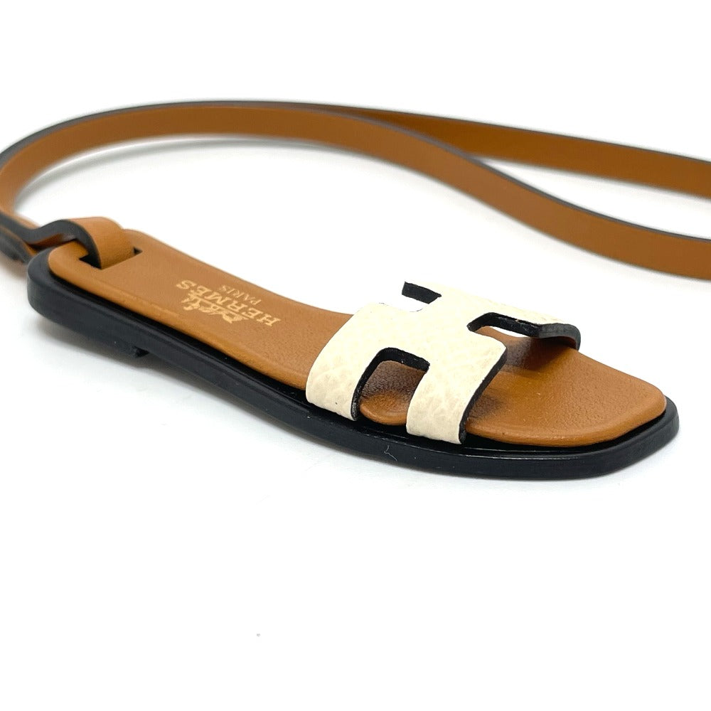HERMES charm Epsom Brown Oran Nano Women Used