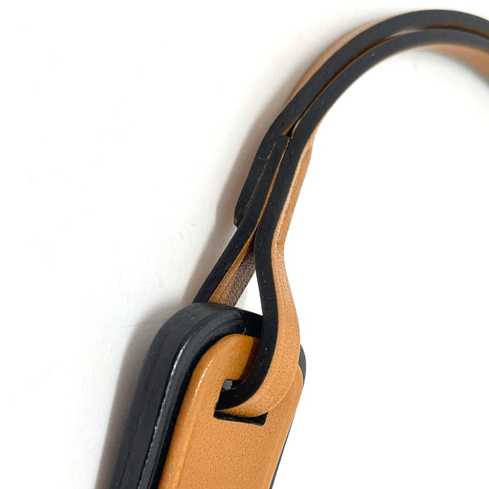 HERMES charm Epsom Brown Oran Nano Women Used