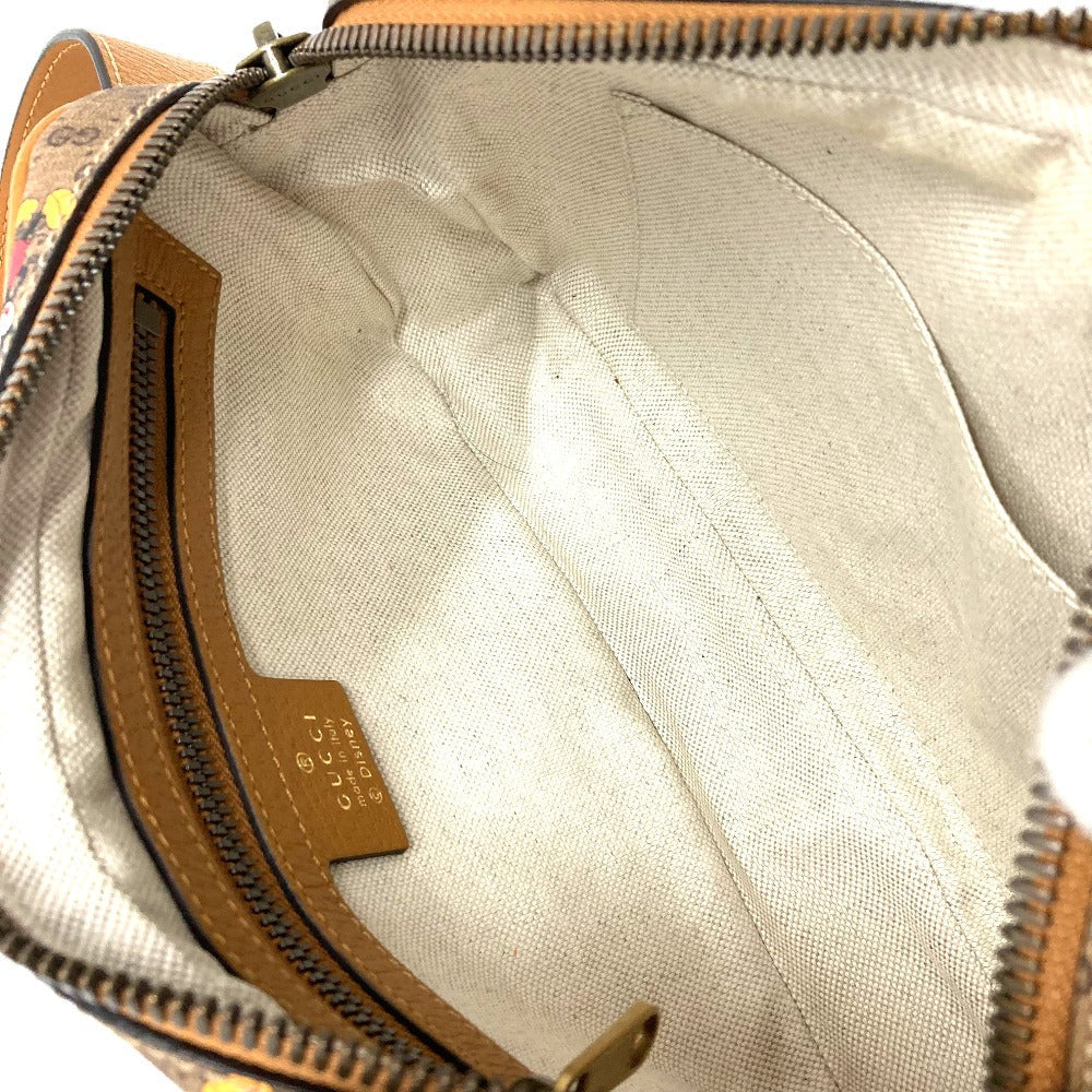 GUCCI Sling bag 602695 GG Supreme Canvas Brown Disney Collaboration Mickey Mini GG Supreme Women(Unisex) Used