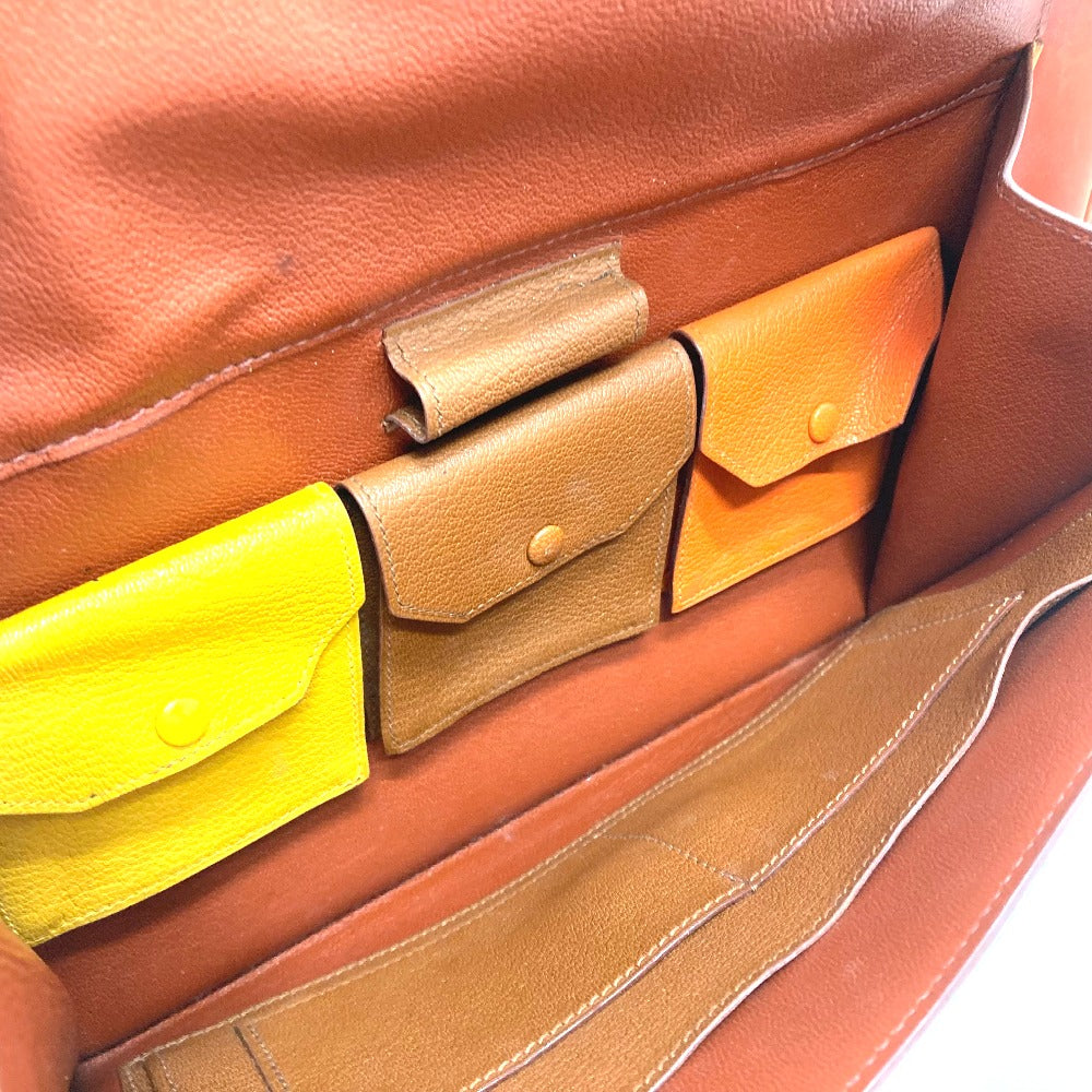 HERMES Handbag Vaux Swift Orange type Lorraine Women Used