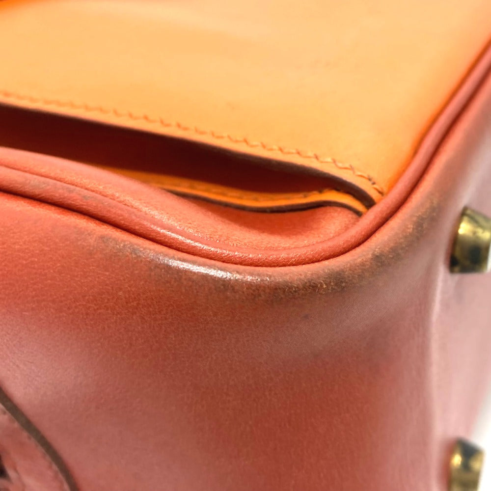 HERMES Handbag Vaux Swift Orange type Lorraine Women Used