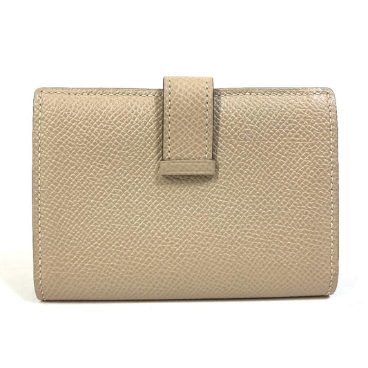 HERMES Card Case Epsom beige Two fold Bean mini unisex(Unisex) Used