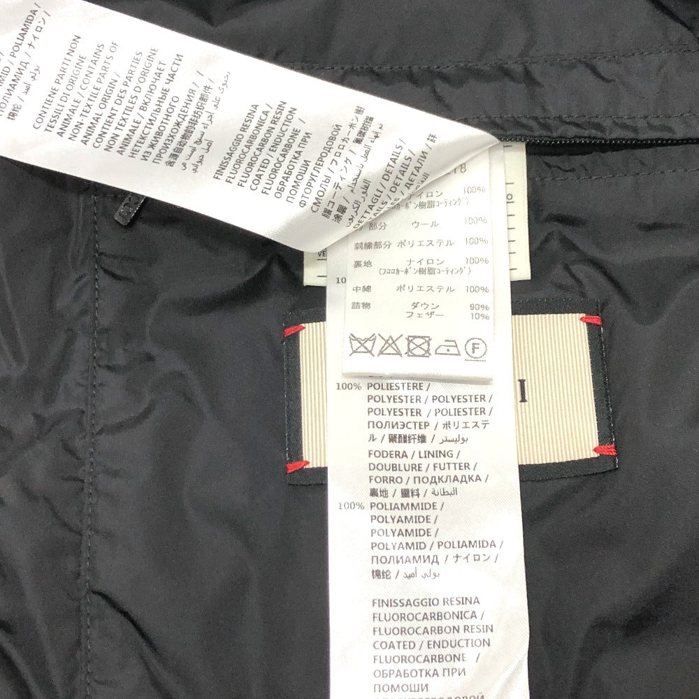 GUCCI Down jacket 452434 Nylon, Down black GG nylon emblem mens 44 Used