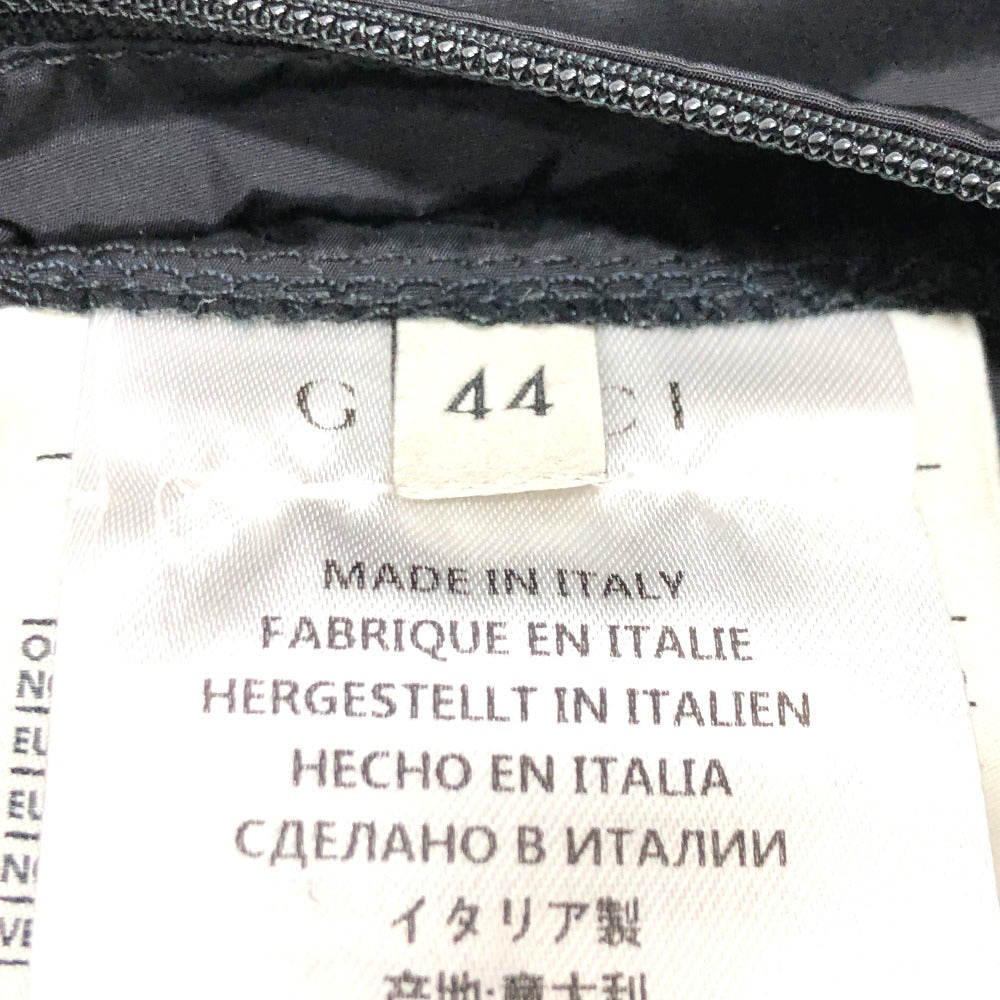 GUCCI Down jacket 452434 Nylon, Down black GG nylon emblem mens 44 Used