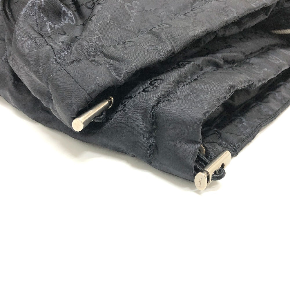 GUCCI Down jacket 452434 Nylon, Down black GG nylon emblem mens 44 Used