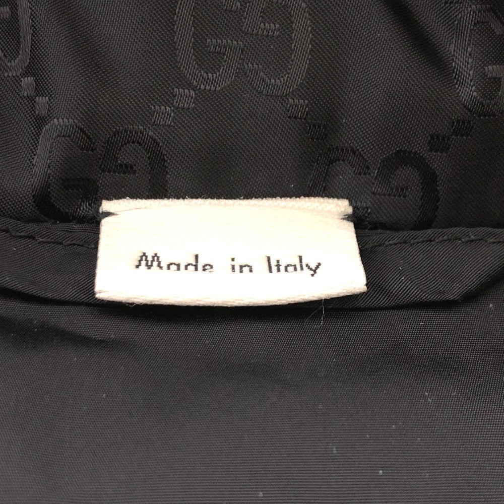 GUCCI Down jacket 452434 Nylon, Down black GG nylon emblem mens 44 Used