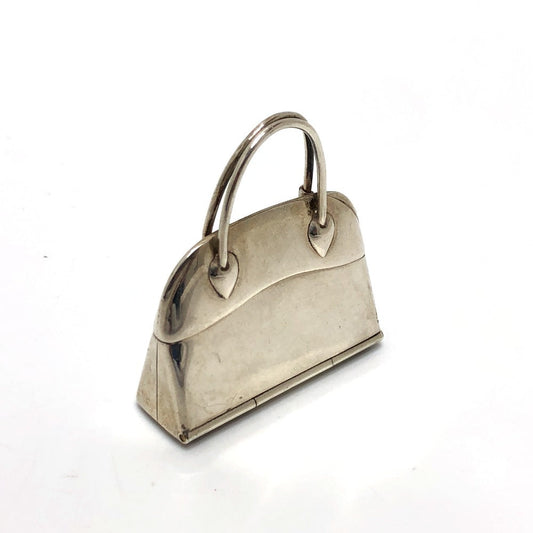 HERMES Pill case SV925 Silver Bored unisex(Unisex) Used