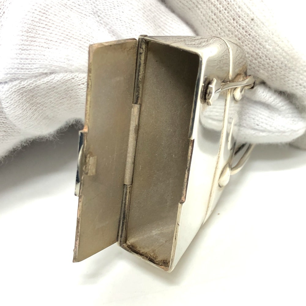 HERMES Pill case SV925 Silver Bored unisex(Unisex) Used