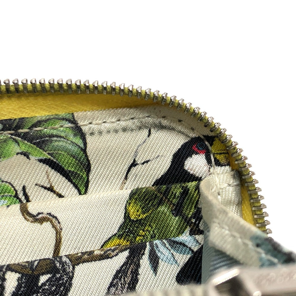 HERMES Folded wallet Epsom Multicolor/Silver Metal Azap compact Women Used