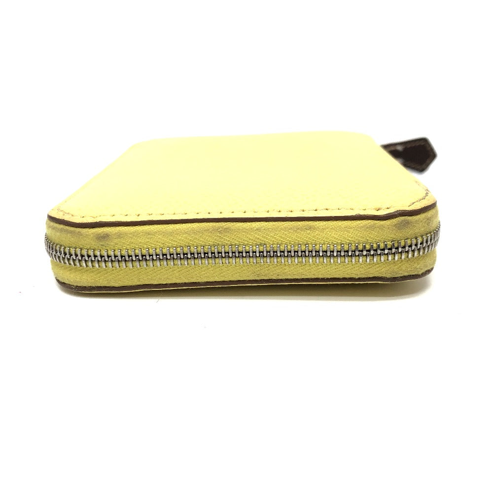 HERMES Folded wallet Epsom Multicolor/Silver Metal Azap compact Women Used
