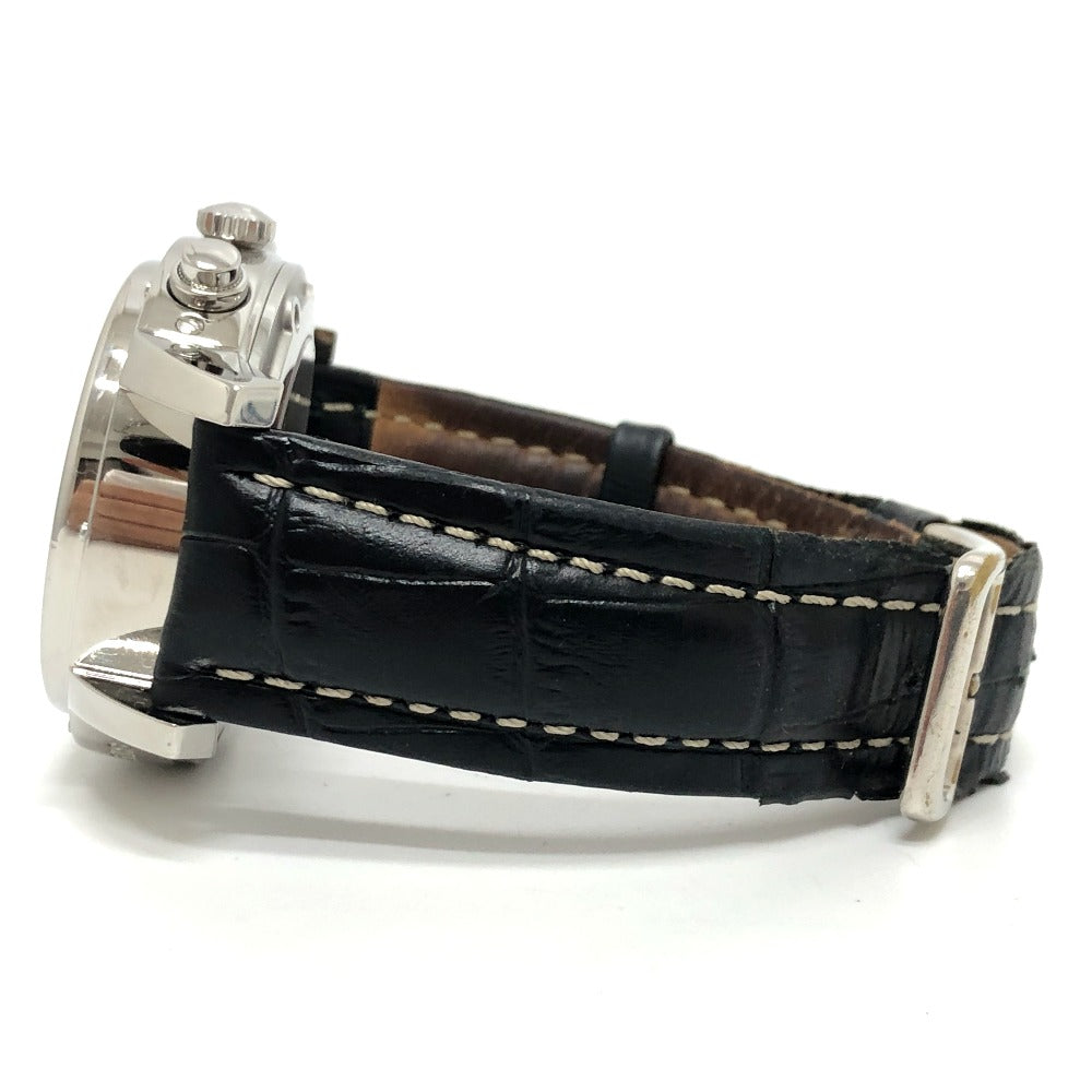HERMES Watches Mechanical Automatic CP1.910 Stainless Steel Silver Clipper Chrono white dial mens Used