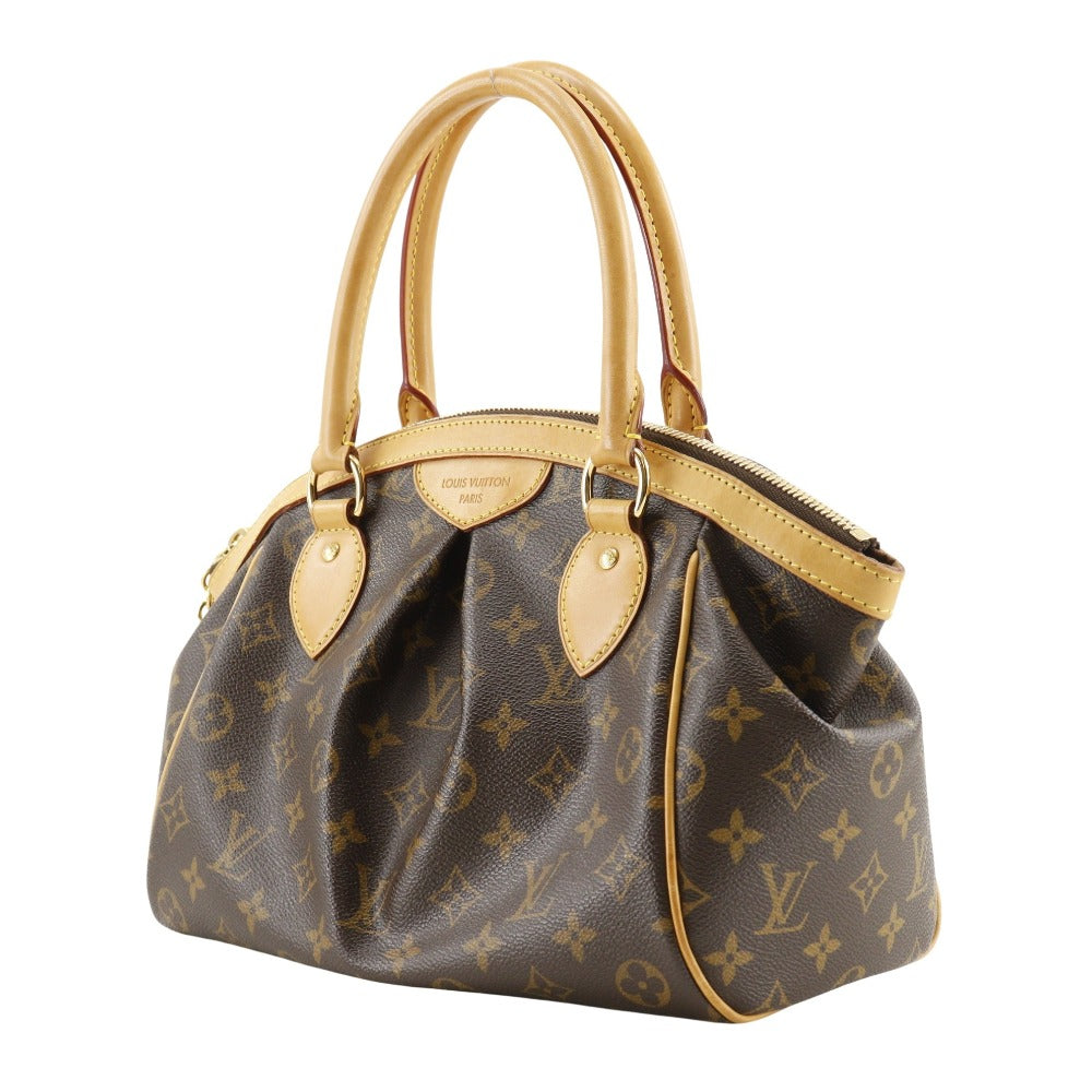 LOUIS VUITTON Handbag M40143 Monogram canvas Brown Tivoli PM Women Used