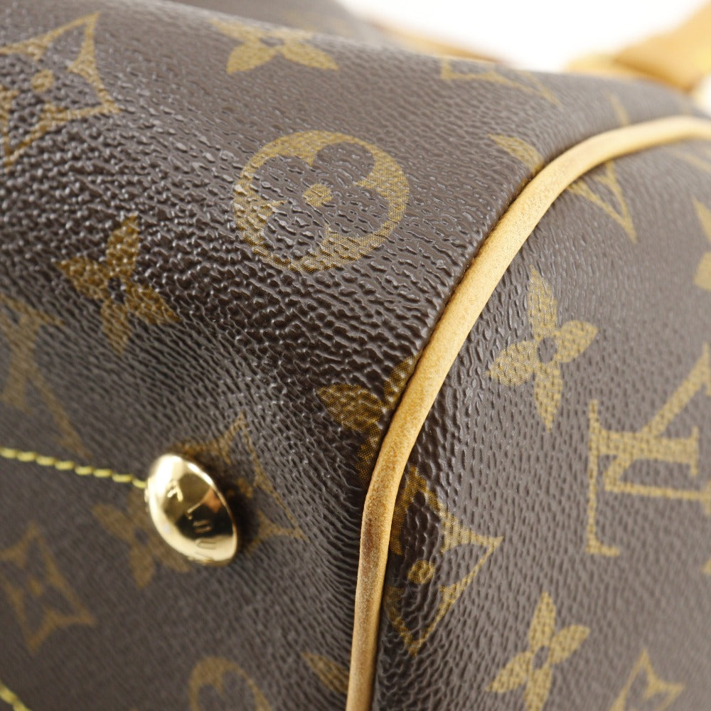 LOUIS VUITTON Handbag M40143 Monogram canvas Brown Tivoli PM Women Used
