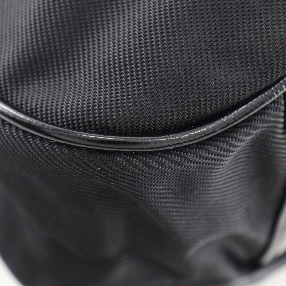 GUCCI Handbag 001.2123.1577 Nylon Canvas, Bamboo black Women Used