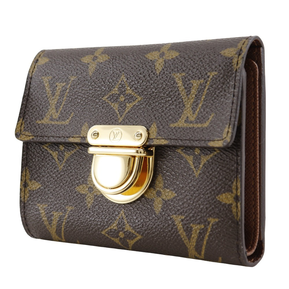 LOUIS VUITTON Bifold Wallet M58013 Monogram canvas Brown Portefeuille and Koala