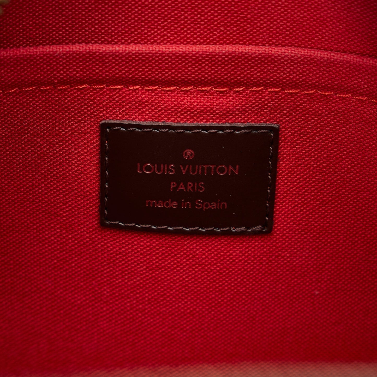 LOUIS VUITTON Damier Ebene Ribera MM Handbag
