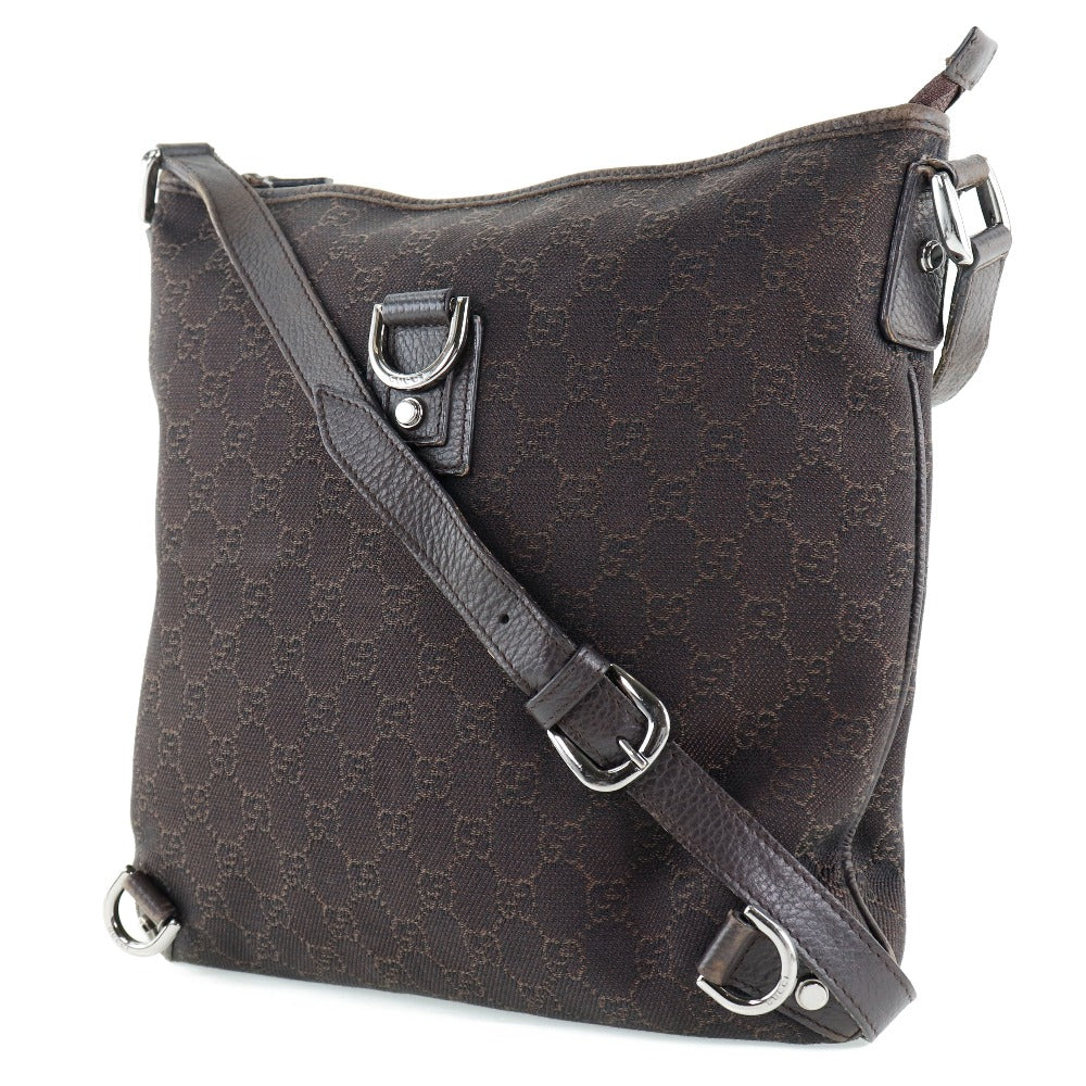 GUCCI Shoulder Bag 268642 GG canvas Brown Abbey Women Used