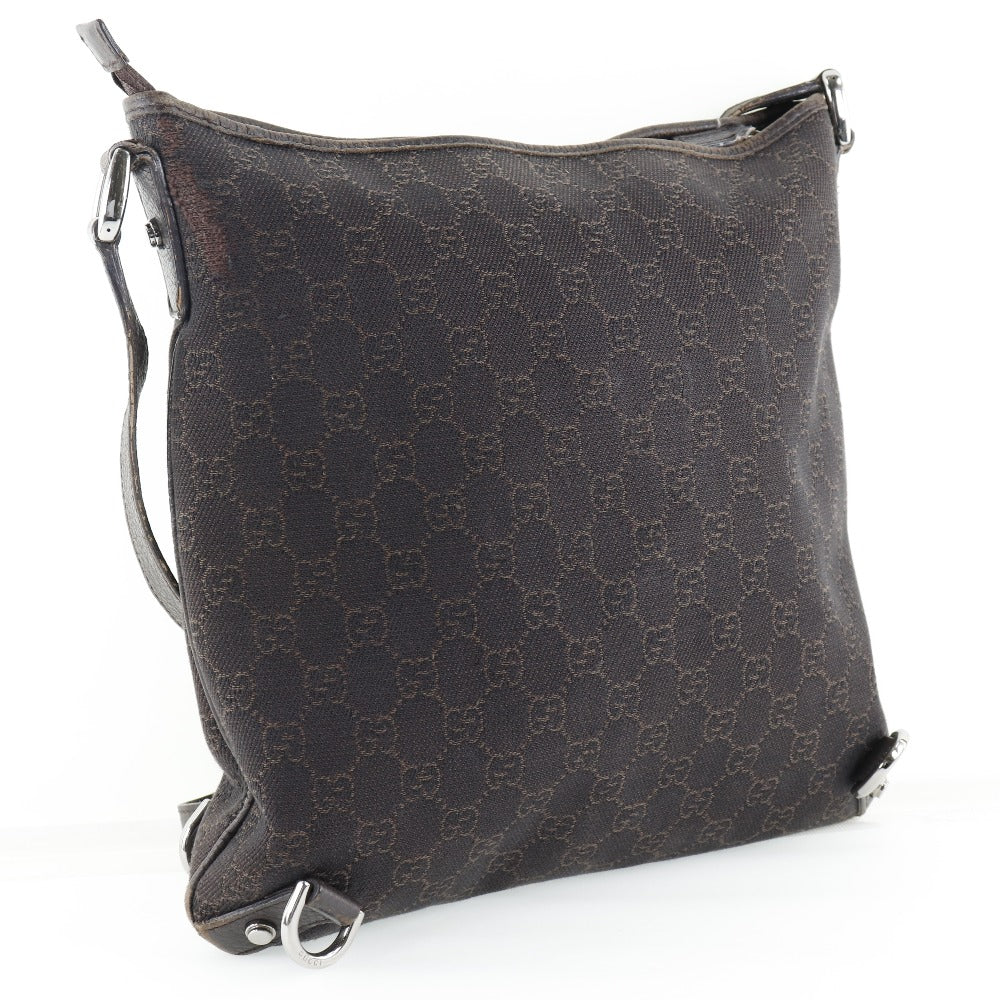 GUCCI Shoulder Bag 268642 GG canvas Brown Abbey Women Used