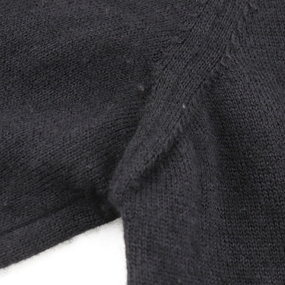 HERMES cardigan Cashmere, Cotton black Zip up Women ‚k Used
