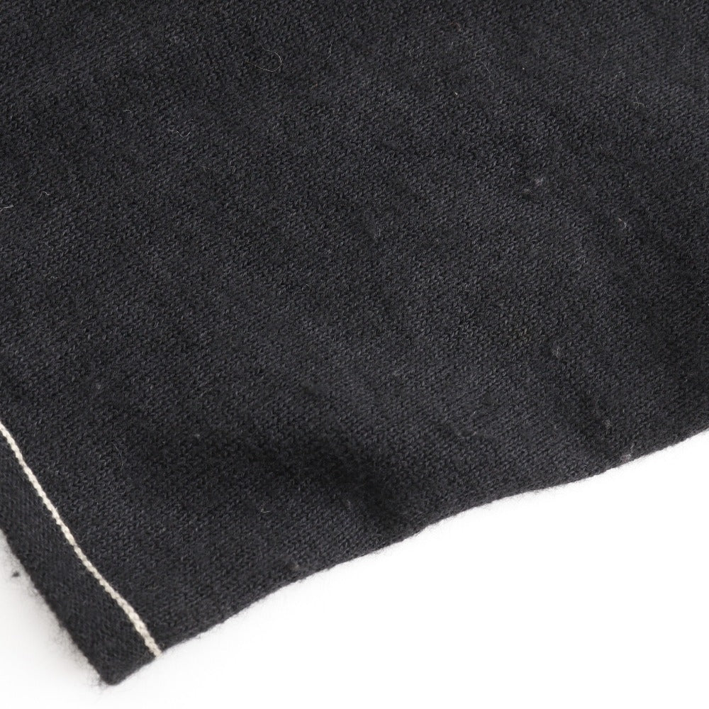 HERMES cardigan Cashmere, Cotton black Zip up Women ‚k Used