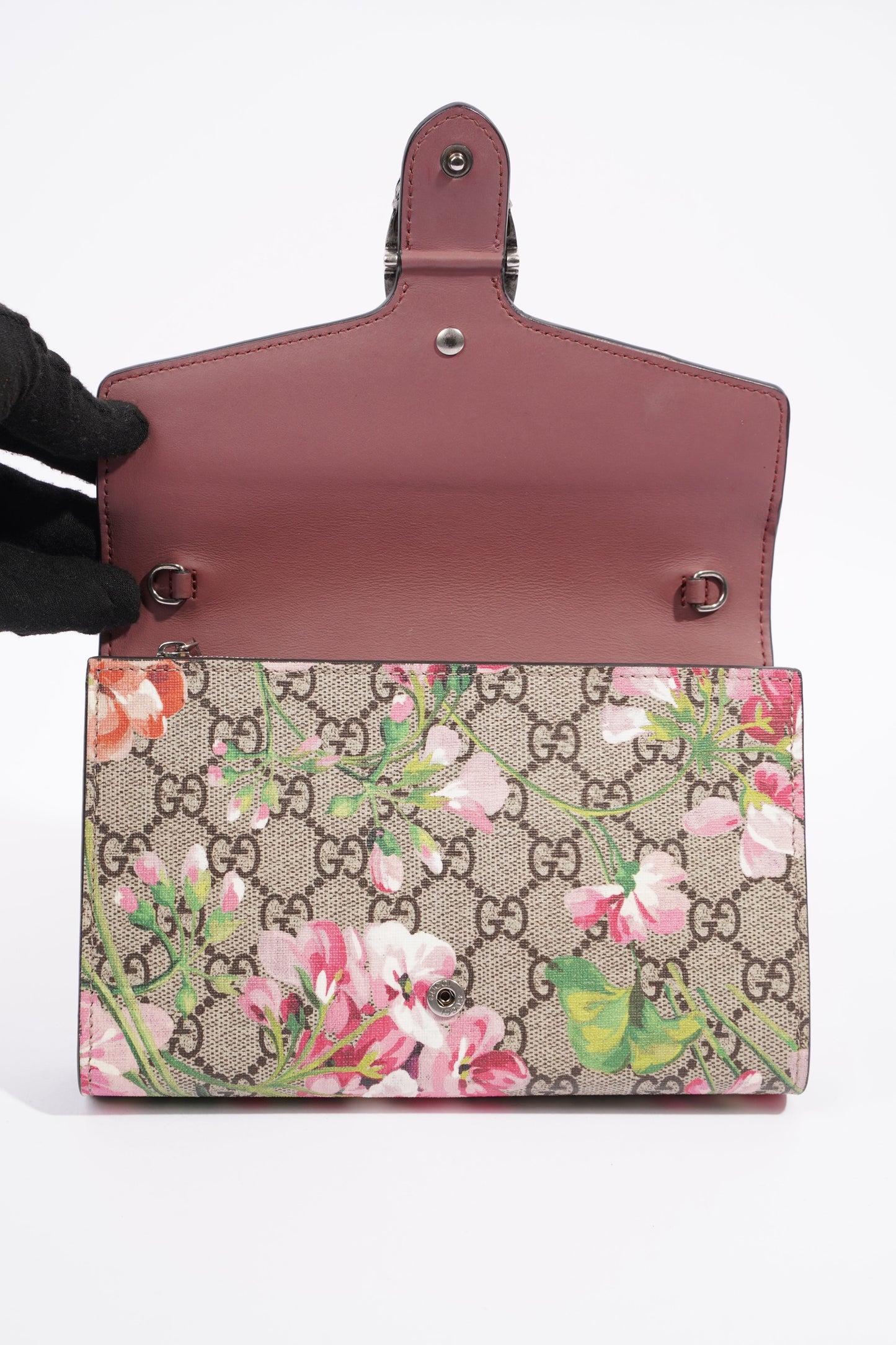 Gucci Dionysus Chain Wallet Supreme / Floral Canvas One Size