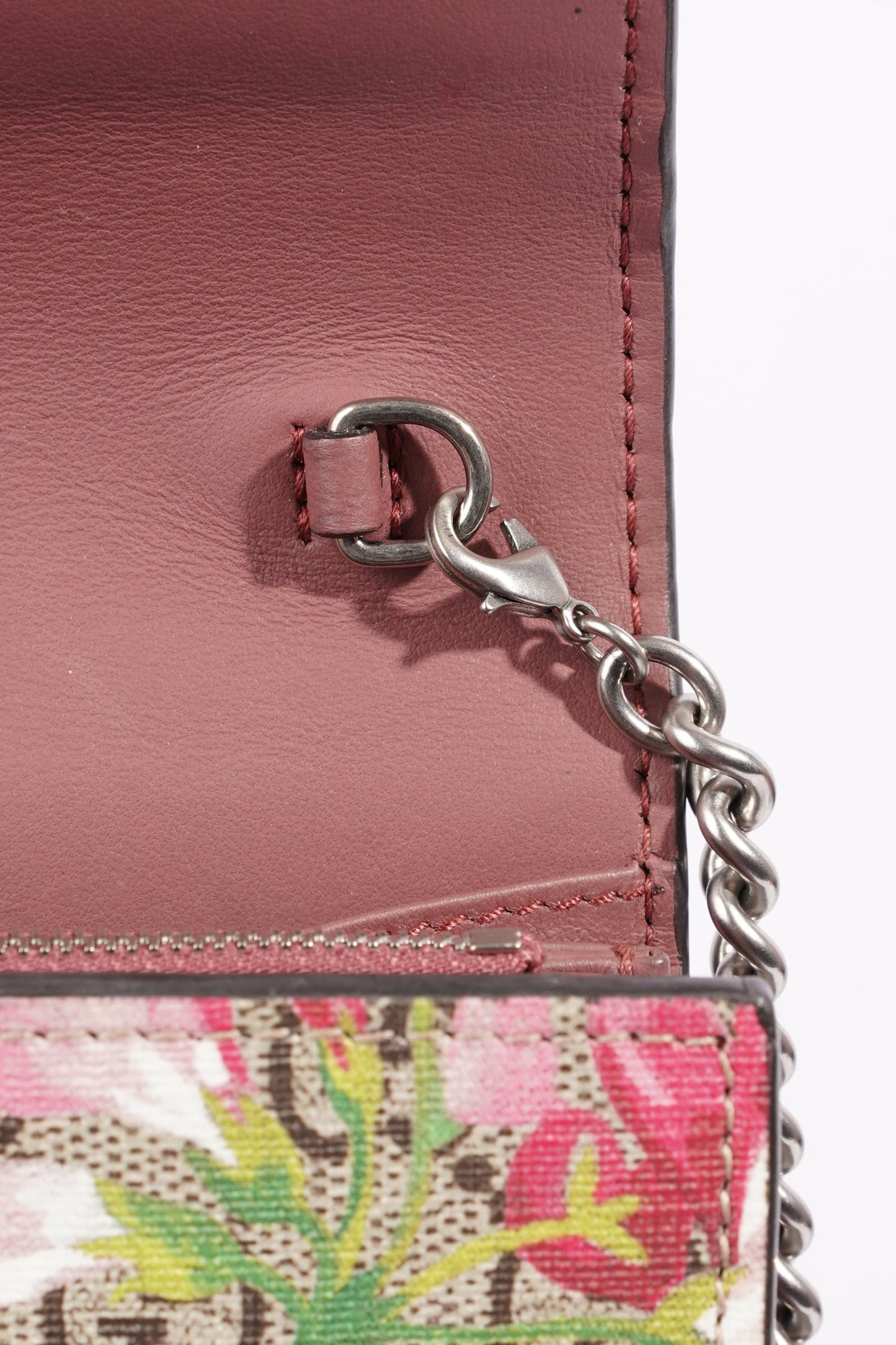 Gucci Dionysus Chain Wallet Supreme / Floral Canvas One Size