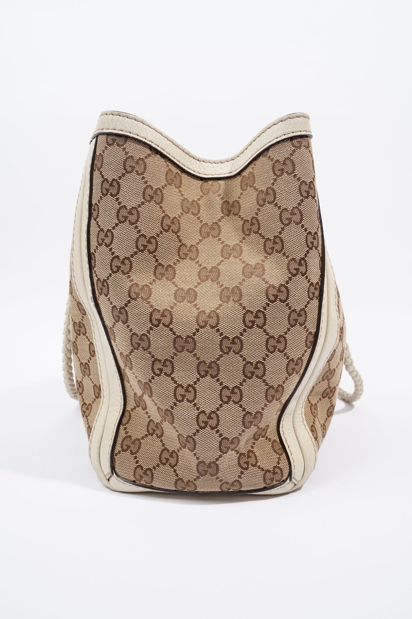 Gucci Fringe Tote Bag Supreme / Cream Canvas