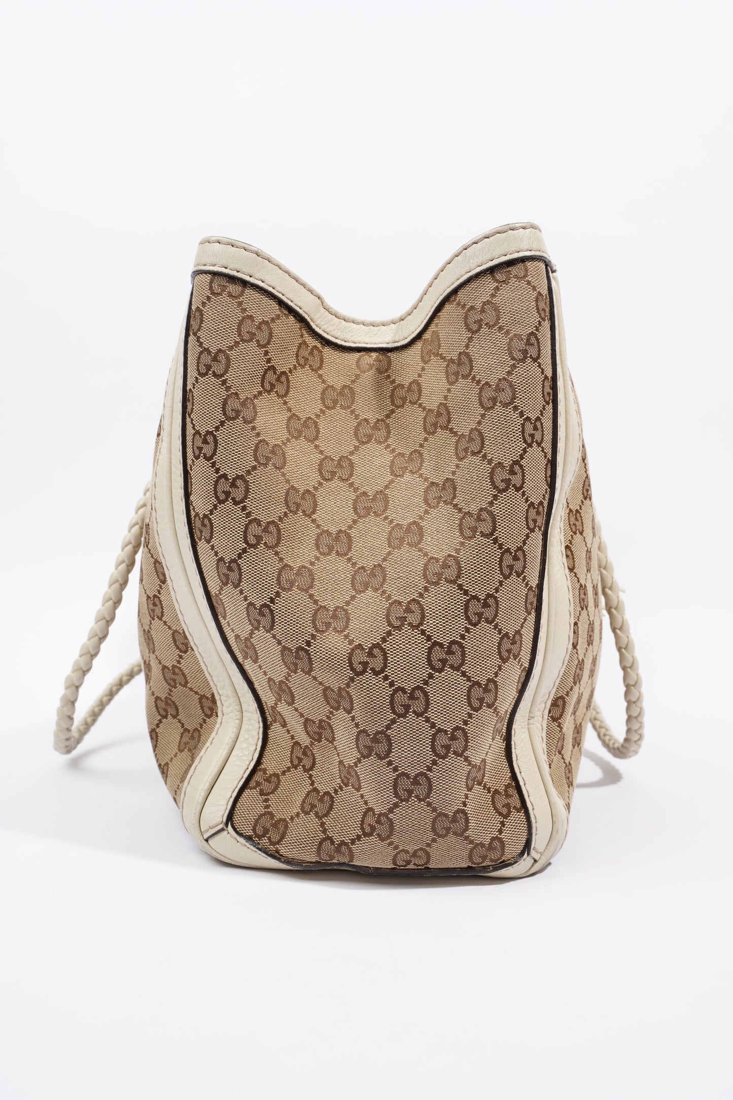 Gucci Fringe Tote Bag Supreme / Cream Canvas